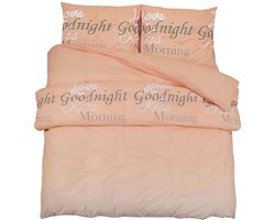 Dekbedovertrekset | Beddengoed 220x240 cm katoen roze