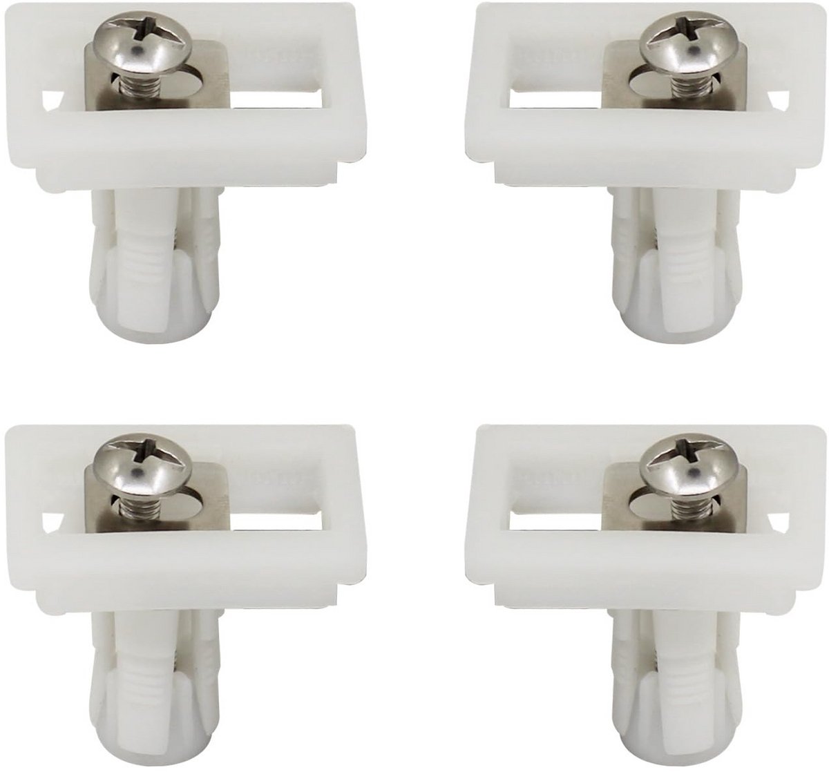 Universele Toiletbril Bevestigingsset met Softclose Demper en Scharnieren