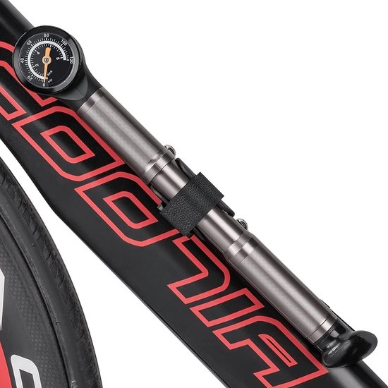 Fietspomp 120 PSI met Drukmeter voor Fiets, Scooter en Ballen — afbeelding 3