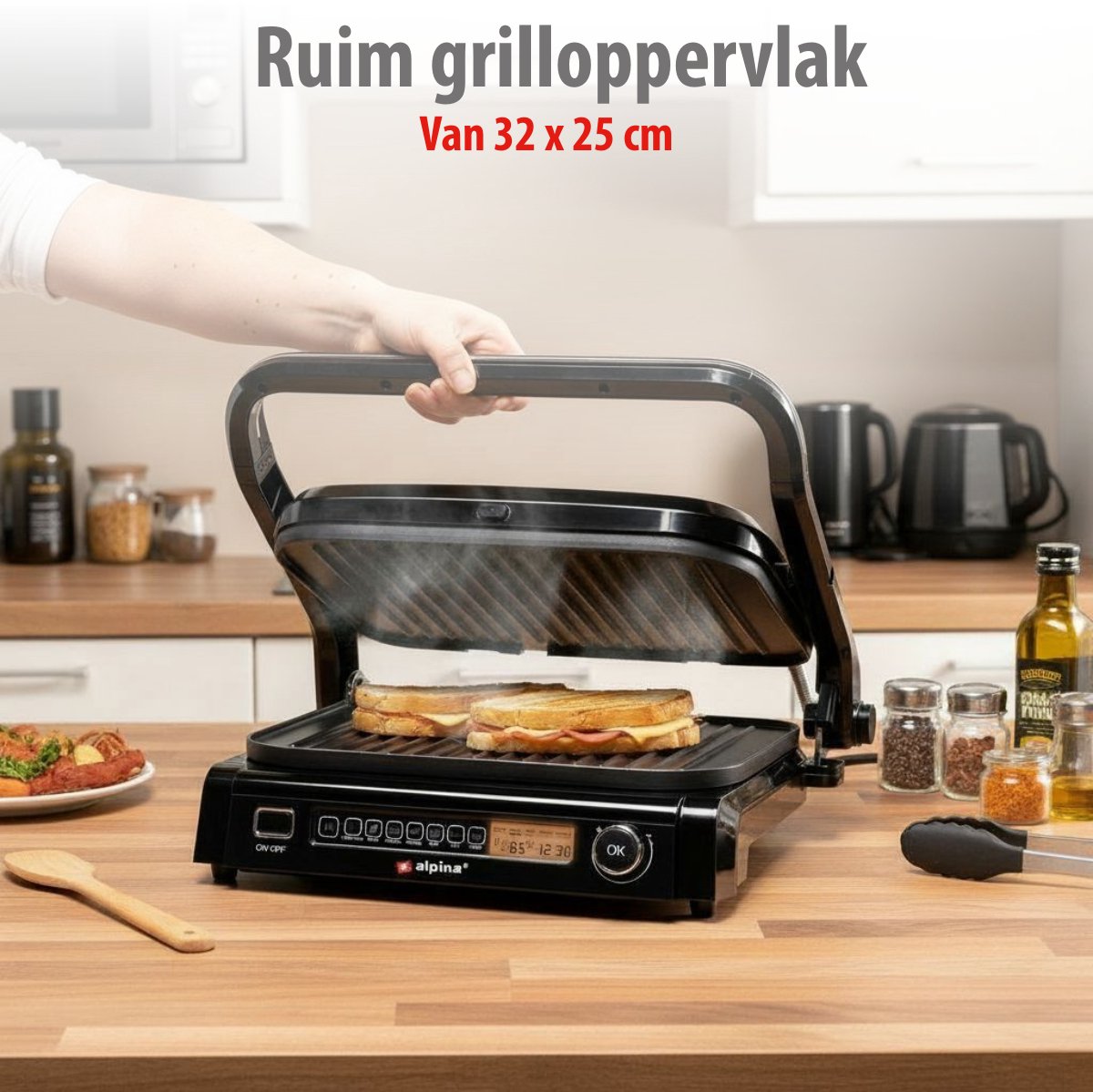 alpina Contactgrill 2100W thumbnail 6