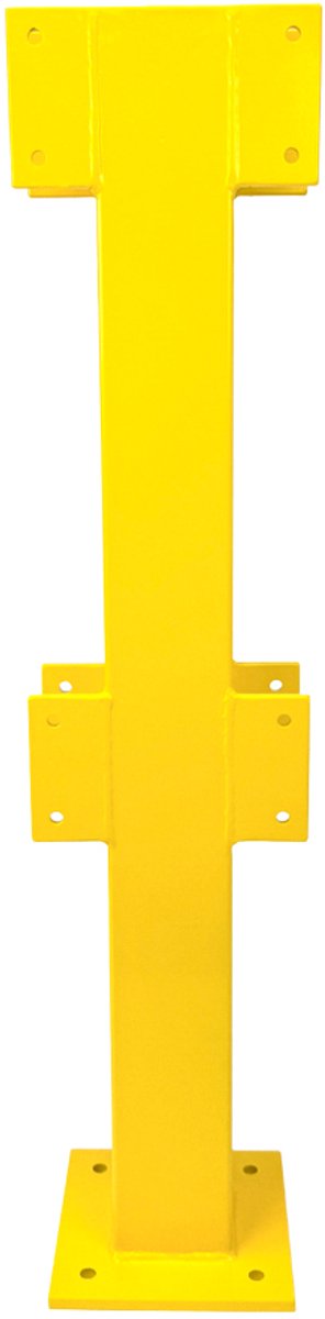 Middenpaal – Schroefgaten Ø10 mm balkmontage - Geel - x x 3,5 mm- - Steel - 3,5 mm - Voor binnen