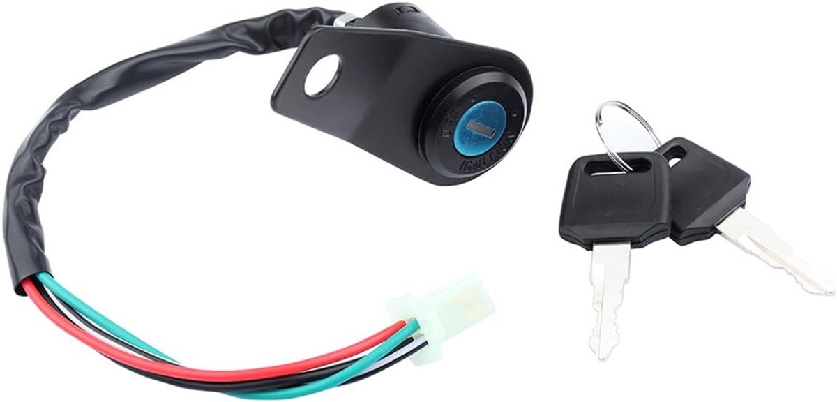 Ignition Sleutels voor Motor Ignition Lock met Houder voor Buyang Coolsport Kazuma Sunl Coolster 50-150CC - vervangende onderdelen - motoraccessoires