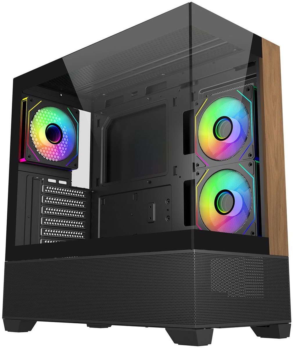 Cooler Master Elite 690 Wood Black