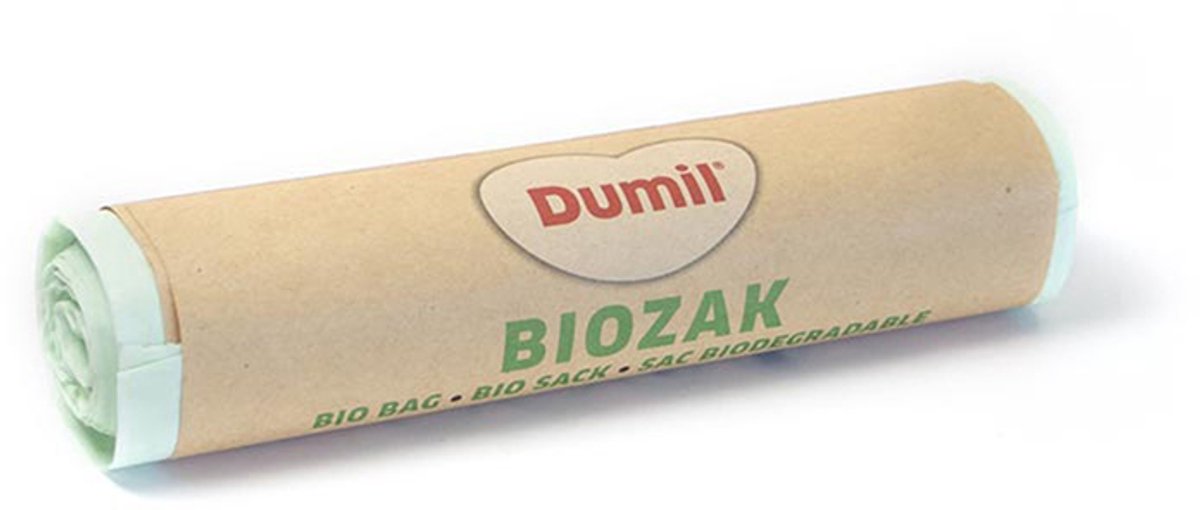 Biozakken 20 liter groen - 400 zakken - 45x45 cm composteerbaar - Doos 40 rollen à 10 stuks