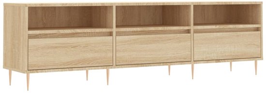 vidaXL-Tv-meubel-150x30x44,5-cm-bewerkt-hout-sonoma-eikenkleurig