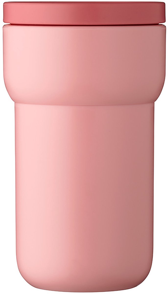 Mepal Reisbeker Ellipse 275 ml - houdt je drankje 30 minuten warm - Nordic pink - koffiebeker to go - lekdicht - travel mug