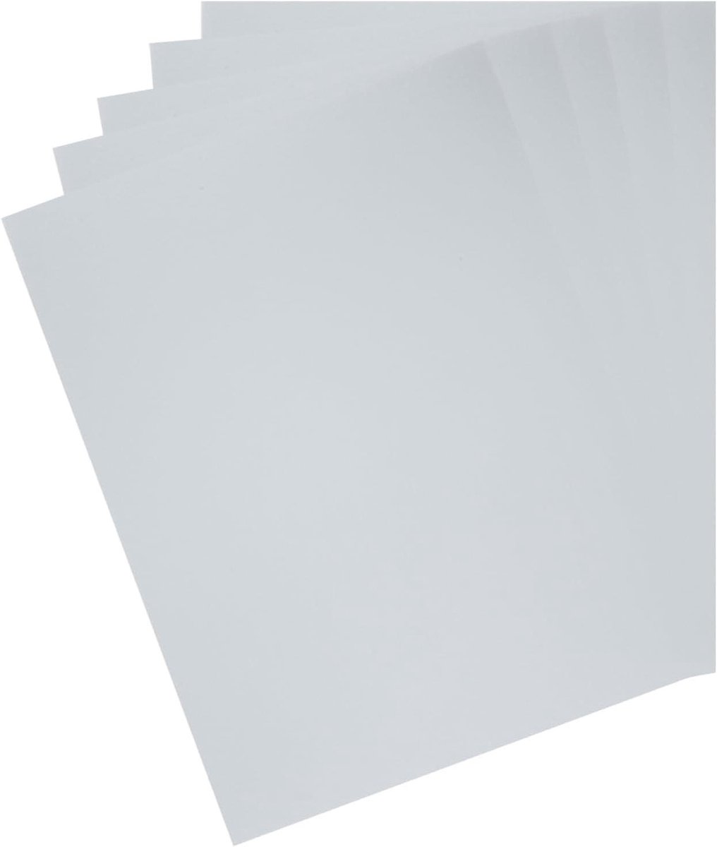 Provento - Spiegelkarton 10 vellen metallic 29,4 x 20,3 cm 250 g/m² voor geschenkverpakking en kaarten DIY zilverkleurig.