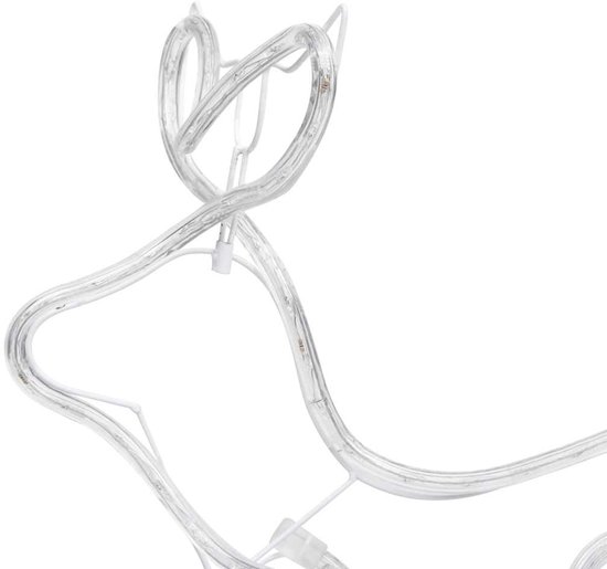 Décoration de Noël d'extérieur Renne et Traîneau 576 LED