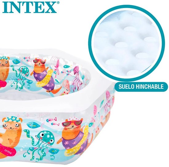 Intex Happy Otter Opblaaszwembad - 191 x 178 x 61 cm