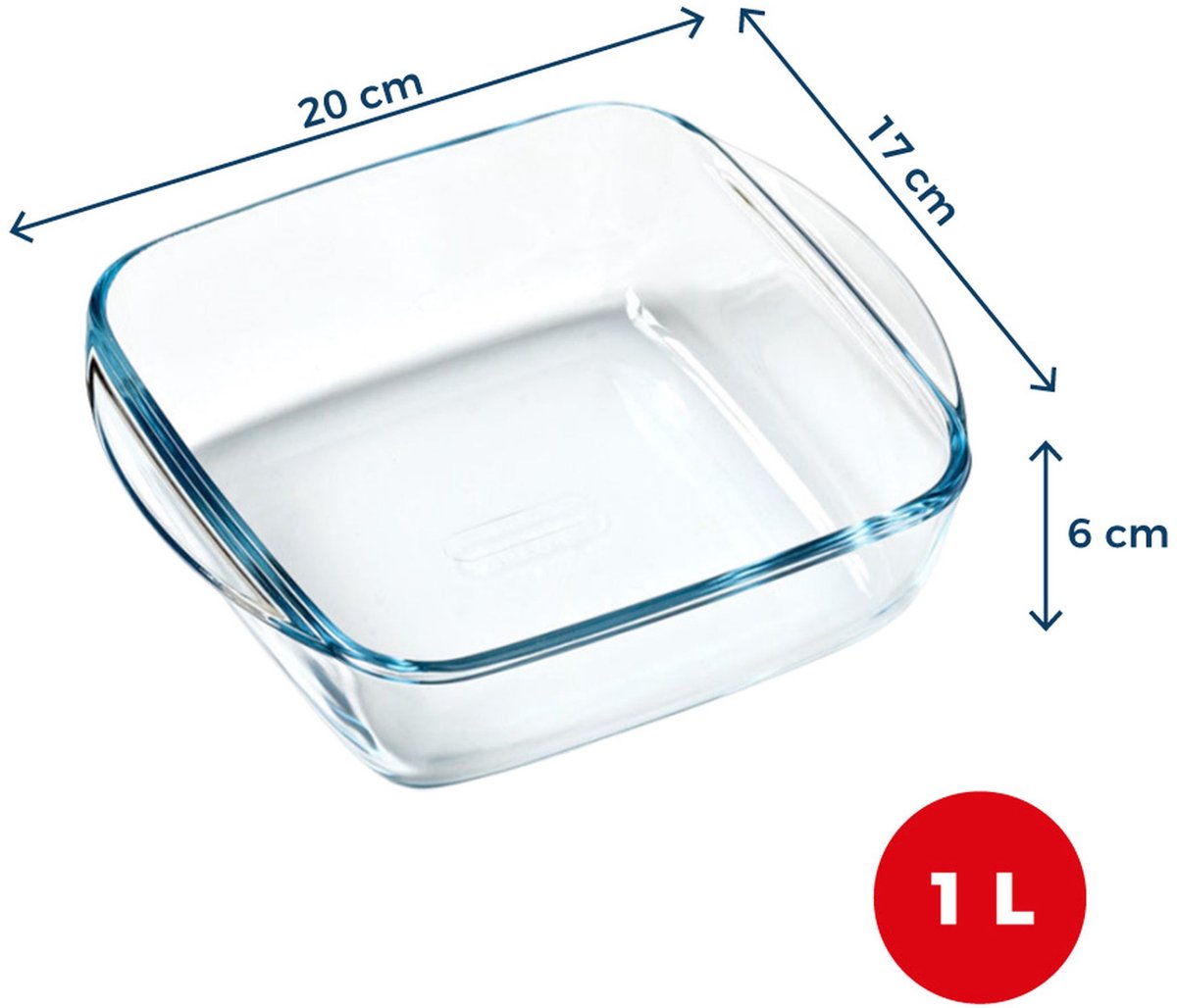 Pyrex - Ovenschaal - 20x17x6 cm — cadeau in Kookcadeaus - foto 6