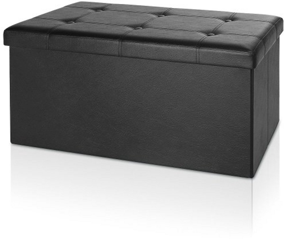 Moderne 2-in-1 Zitbank met Opbergruimte en Klapfunctie - Multifunctionele Poef en Voetenbank