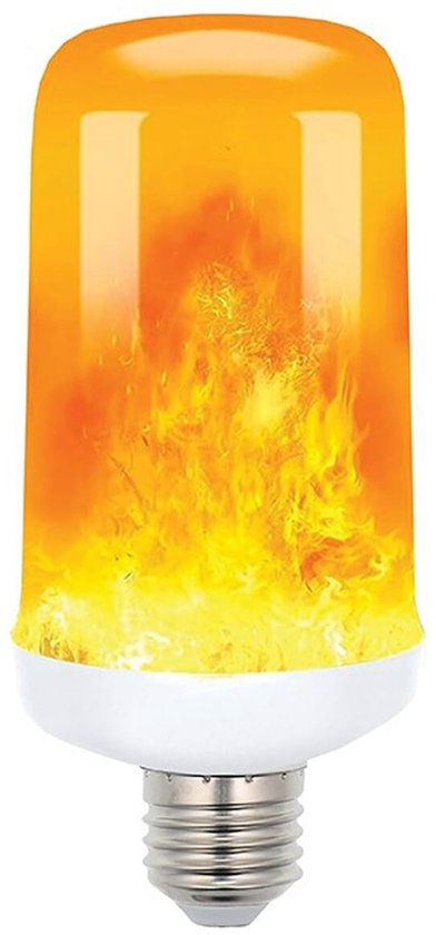 VITO LED Vlam-Effect Lamp E27 - 5W (vervangt 25W) - 250lm - 1400K Amber ...