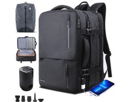 Uitbreidbare Laptoprugzak 25-40L - Waterbestendig en Praktisch voor School en Reis - Geschikt voor 17 inch Laptops