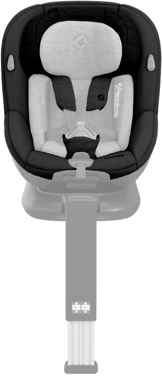 Maxi-Cosi Mica Bekledingset voor de Mica Autostoel (Authentic Black) van Maxi-Cosi — afbeelding 3