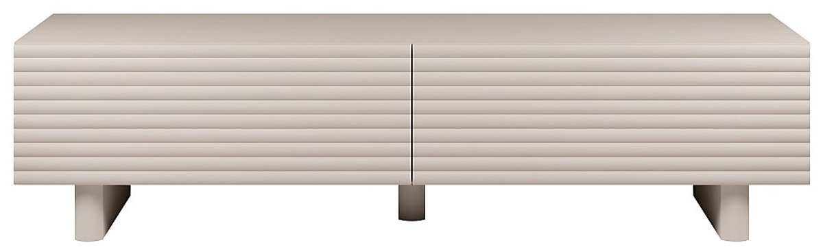 Vente-unique Tv-meubel met 2 deuren van MDF - 180 cm - Beige - LUDIMA