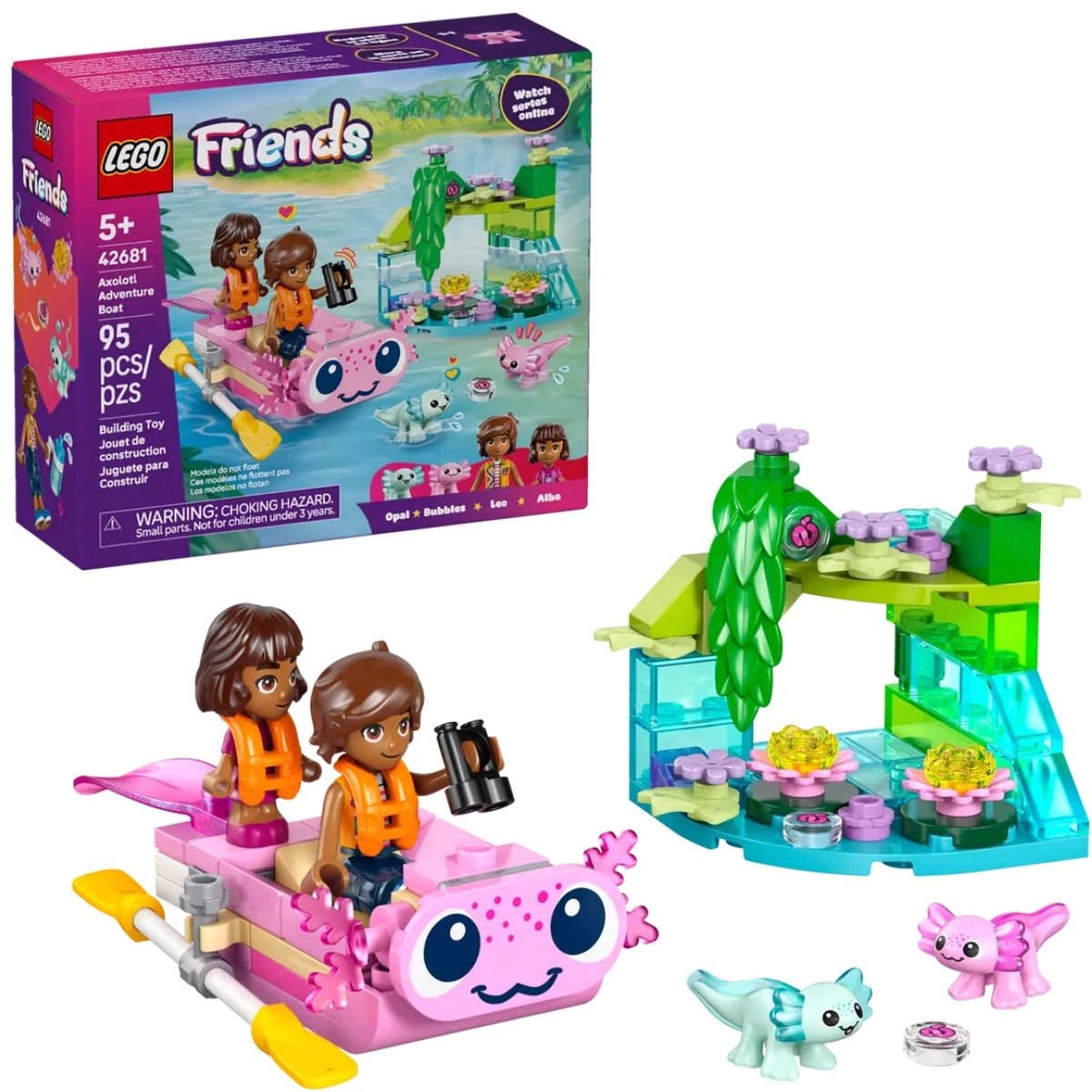 LEGO Friends Axolotl avontuur boot bouwset - speelgoed - 42681 — afbeelding 23