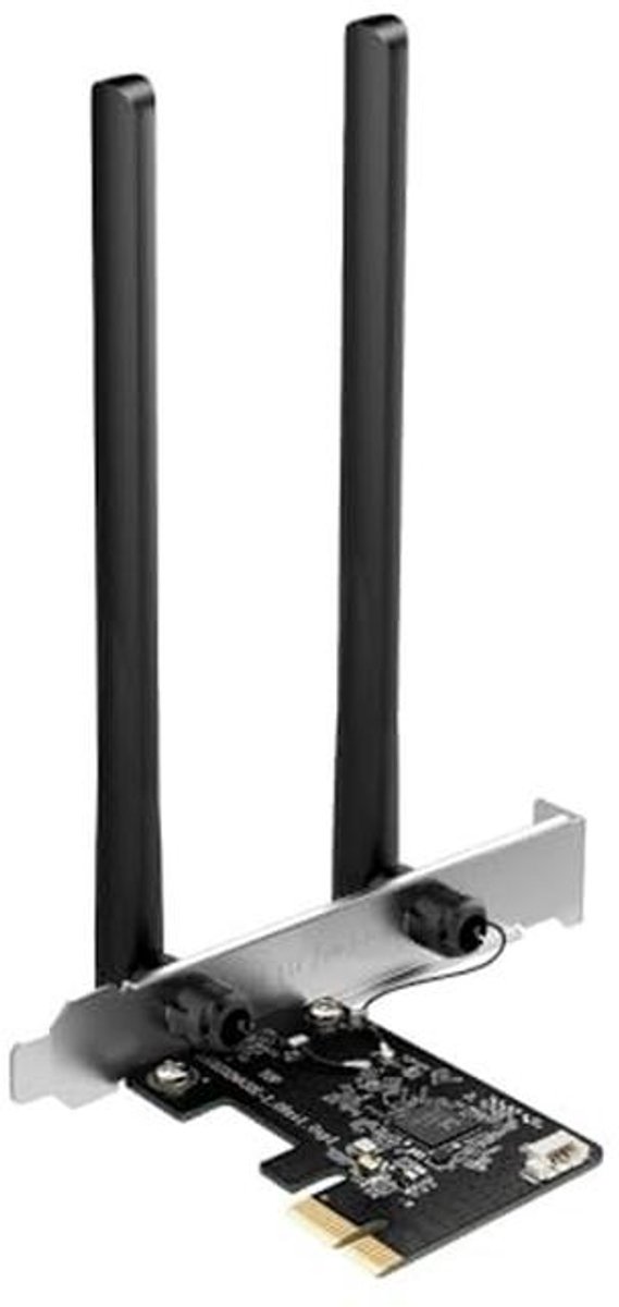 Dual Band Wi-Fi Adapter PCIe AC1200Mbps met Bluetooth 5.0 en MU-MIMO
