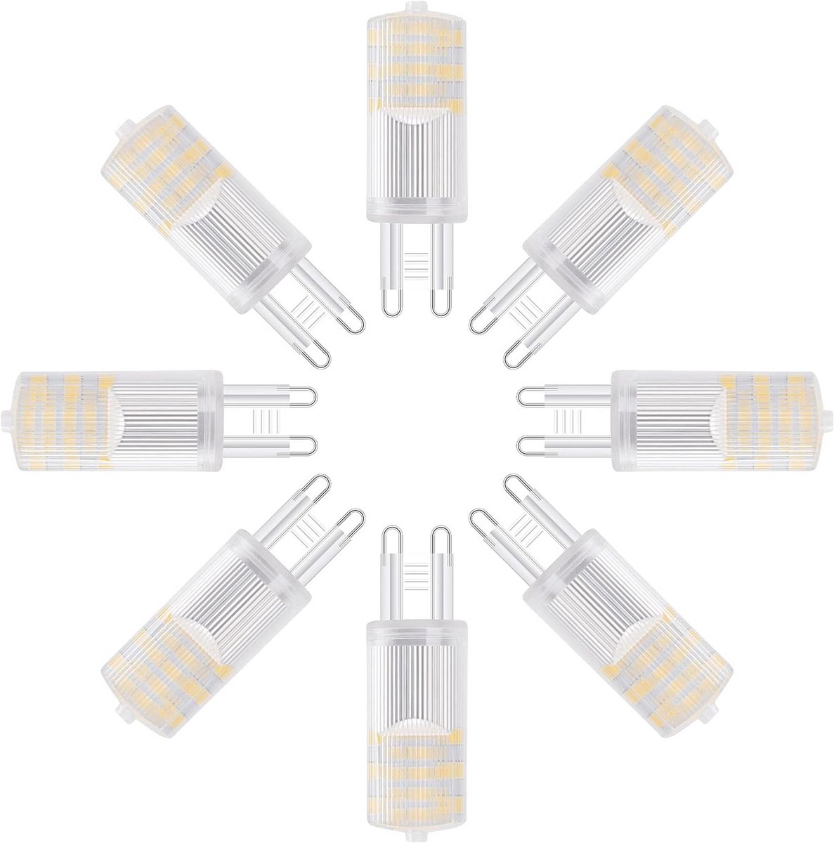 LED G9 Lampen 5W Natuurlijk Wit 4000K - Verpakking van 8