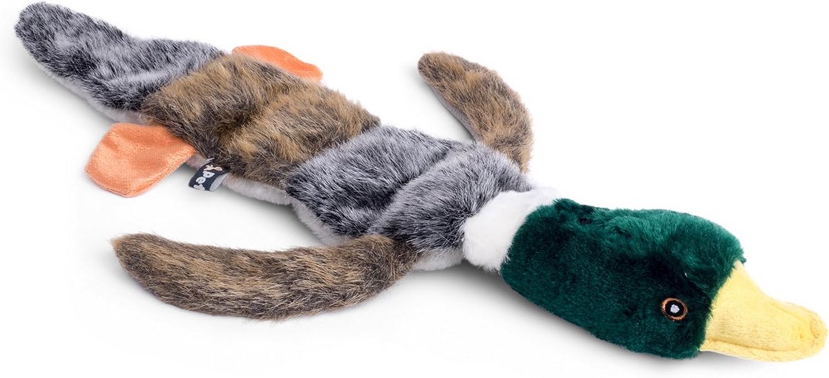 Luxe Multi Piepen Eend Pluche Hond Speelgoed voor Interactief Spelen