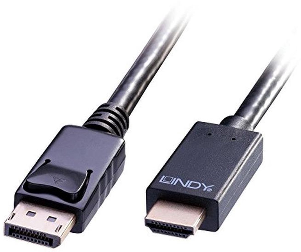 DisplayPort naar HDMI kabel 10.2G - 3 meter - Zwart
