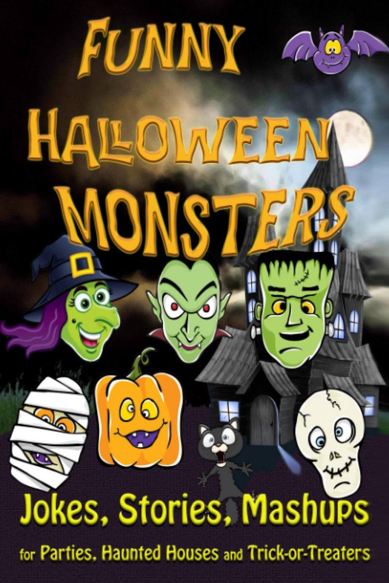 Grappige Halloween Monsters: Moppen, Verhalen en Spelletjes voor Feesten en Trick-or-Treaters