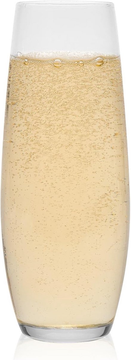 Set van 6 Stemloze Champagneglazen voor elke gelegenheid