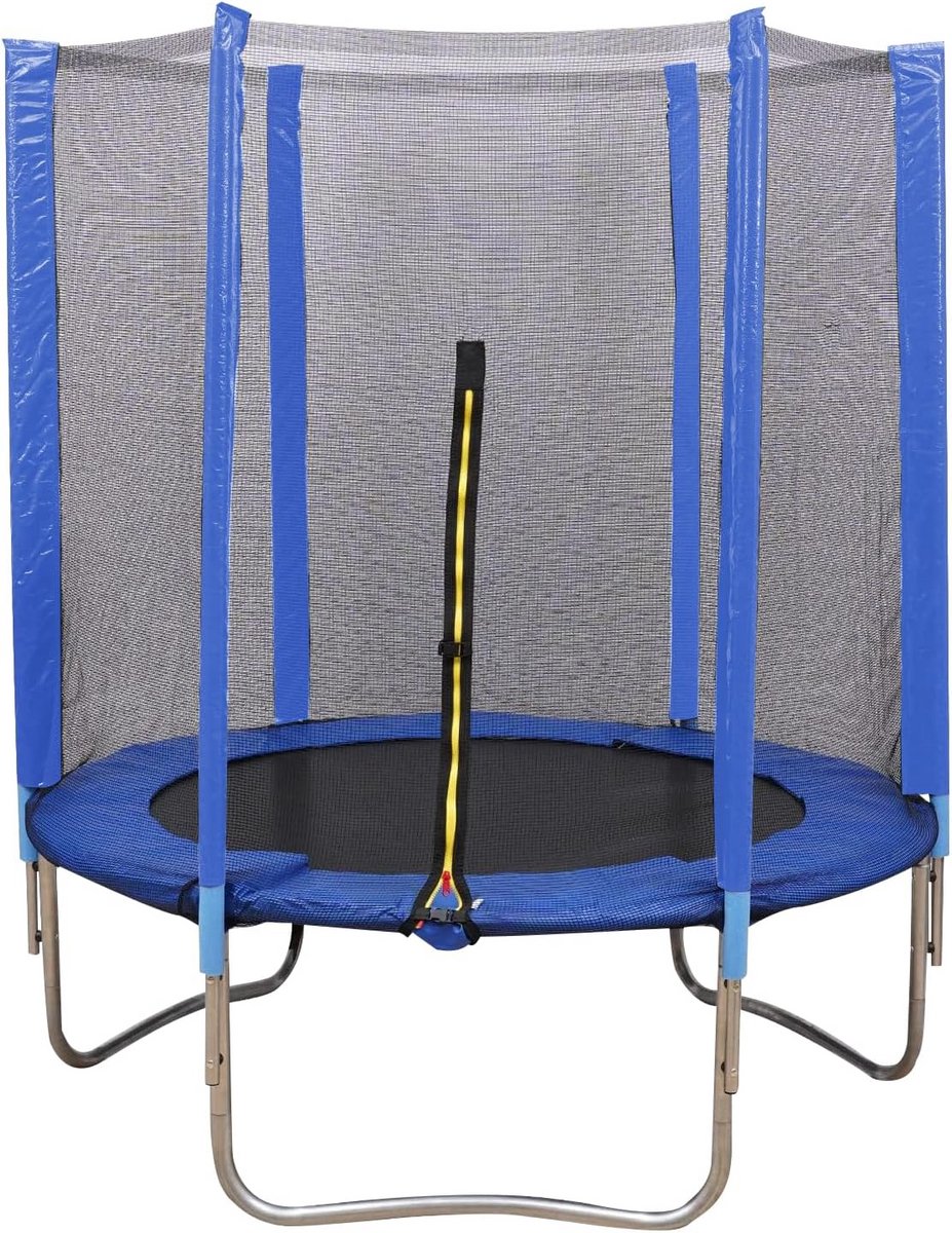 Veilige Tuintrampoline voor Kinderen met Beschermnet - Geschikt voor Buitenactiviteiten en Fitness