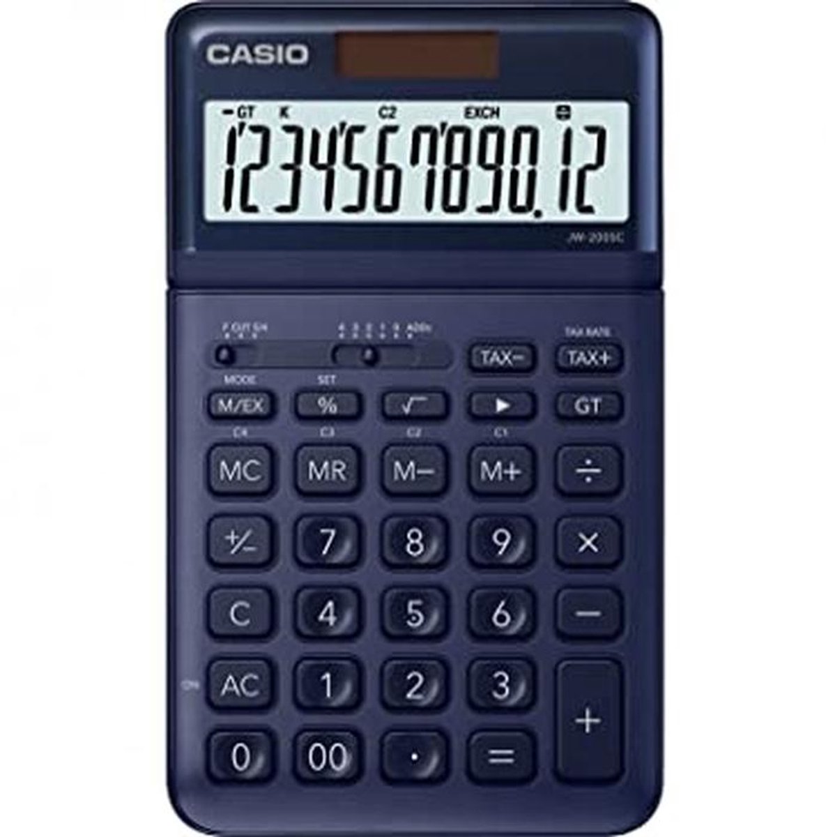 Tafelrekenmachine met 12-cijferig Display en Dubbele Stroomvoorziening