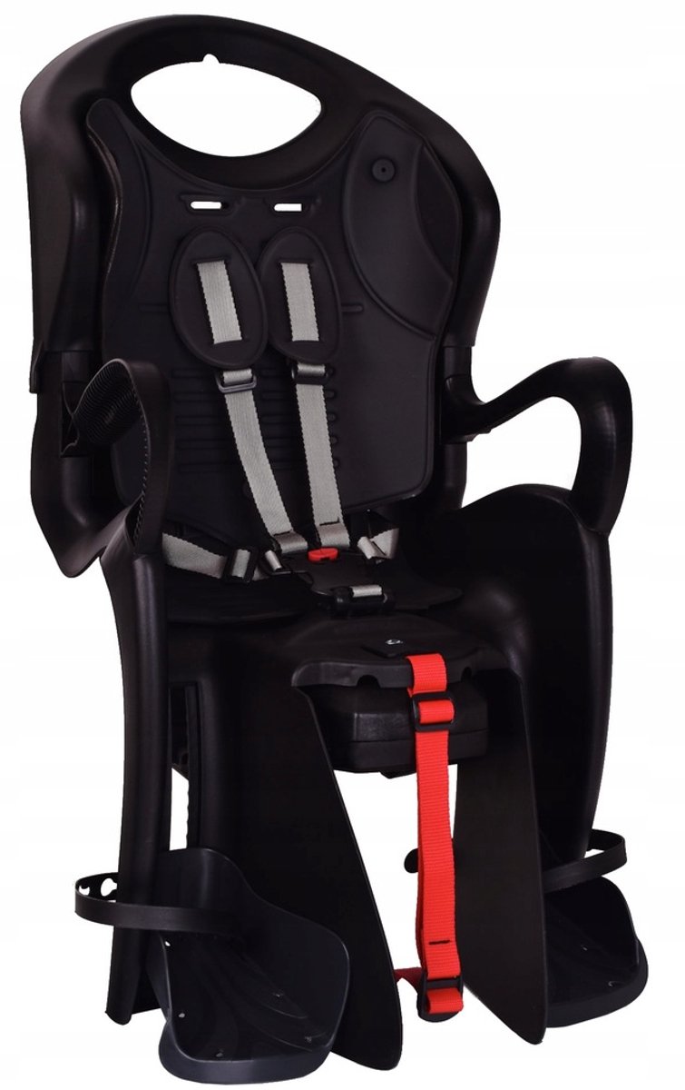 Bellelli Tiger Fietsstoeltje Achter, Verstelbaar, Zwart, Tot 22kg