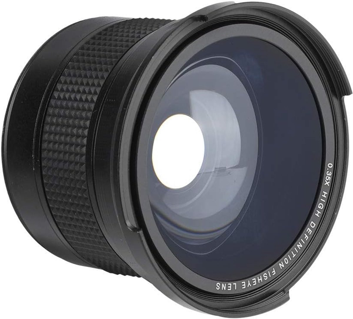 Wide Angle Lens - 58MM - 0.35X Fisheye - Super Wide Angle Lens voor SLR DSLR Camera - Zwart