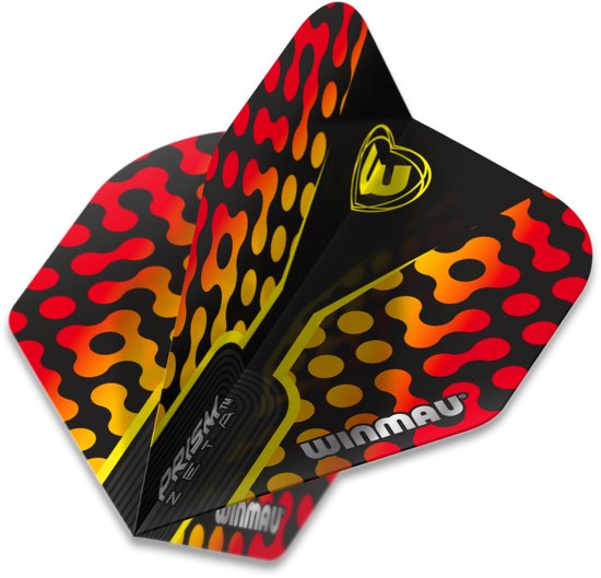 Winmau Prism Zeta Black & Red - Dart Flights van Merkloos — afbeelding 4