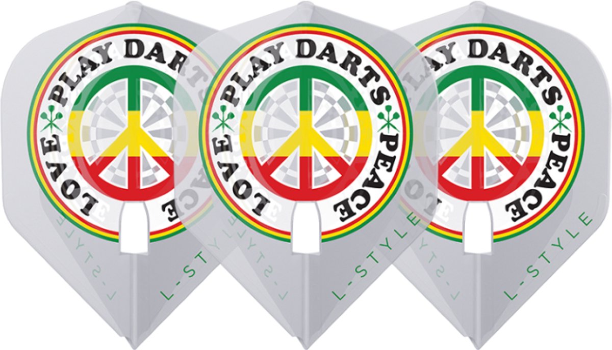 L-Style L1 PRO Deta Hedman V4 Clear White - Dart Flights