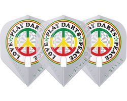 L-Style L1 PRO Deta Hedman V4 Clear White - Dart Flights