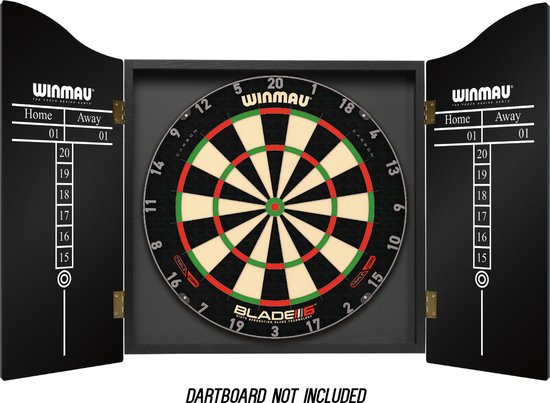 Dartkabinet Winmau zwart van Winmau — afbeelding 3