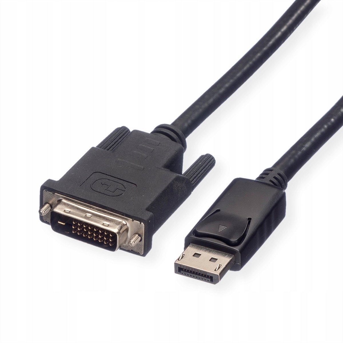 ROLINE DisplayPort naar DVI-D (24+1) kabel, 1m, Zwart, LSOH