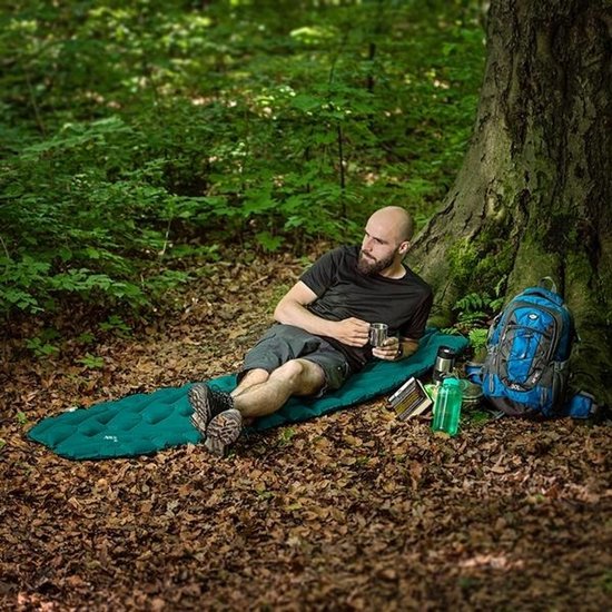 Nils Camp NC4005 Opblaasbare Kampeer-/Reismat - Compact en duurzaam van NILS CAMP — afbeelding 2