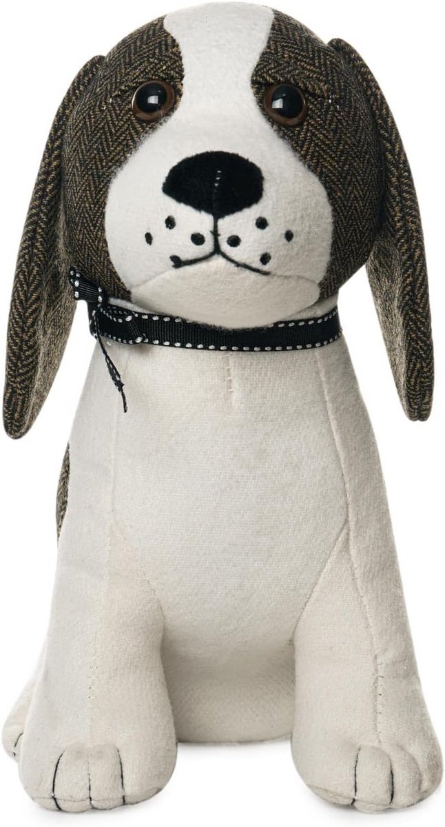 Honden deurstopper - stoffen deurblokkering voor kinderkamer, 16x18x26 cm met zandvulling