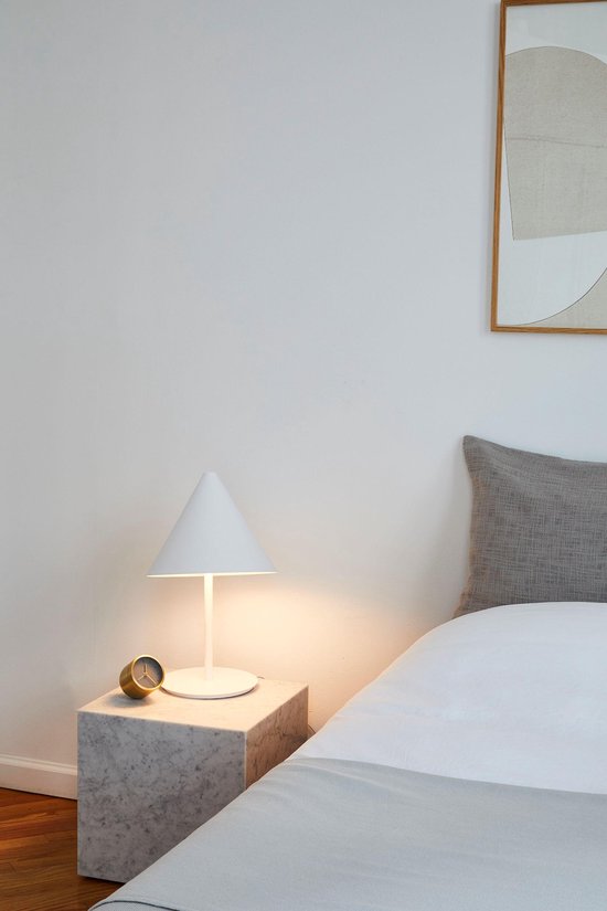 Table d'appoint cubique Plinth d'Audo Copenhagen 40x40 Gris Galaxy