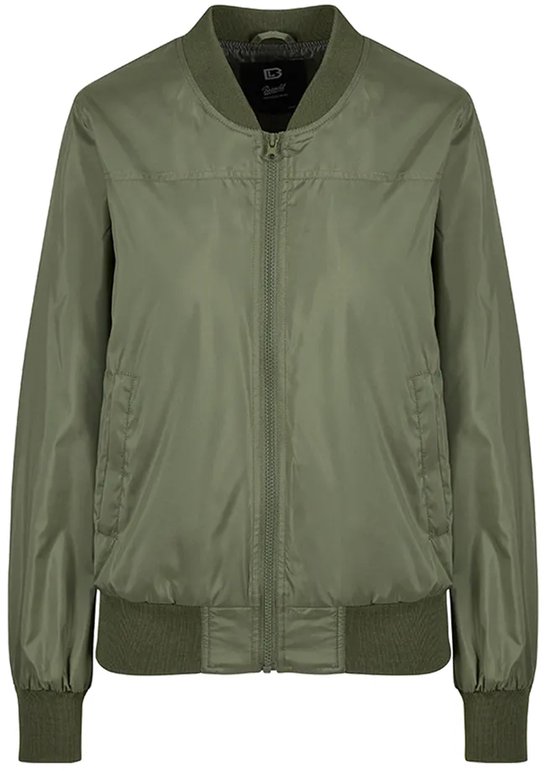 Brandit Jula Bomber Jacket Bomber Veste Olive S Polyester -