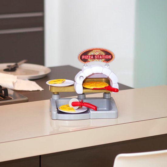 Pizza Station speelset - inclusief pizzaroller, pizzaschep en 2 pizzaborden - speelgoed voor kinderen vanaf 3 jaar — afbeelding 5