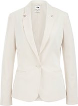 WE Fashion Dames getailleerde jersey stretch blazer
