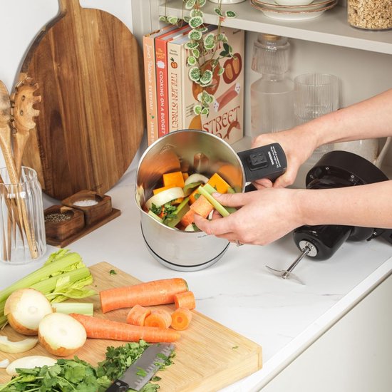 Quvo® Soepmaker - Soepmakers - Soupmaker - Zilver - ‎24cm x 17cm x 29cm van Quvo — afbeelding 4