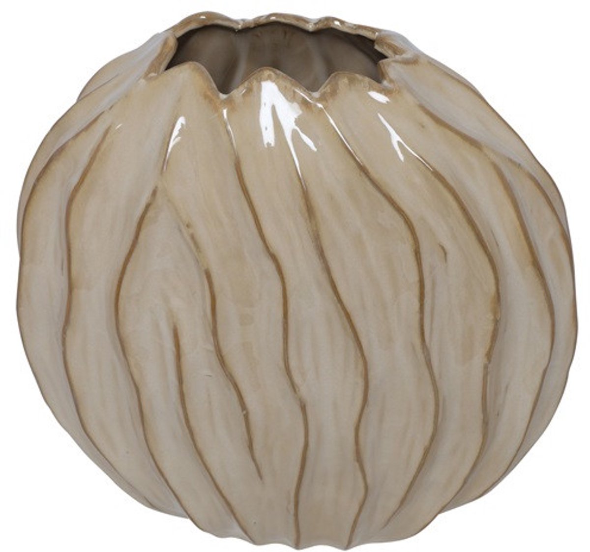 Countryfield vaas Baron Boulder Creme
