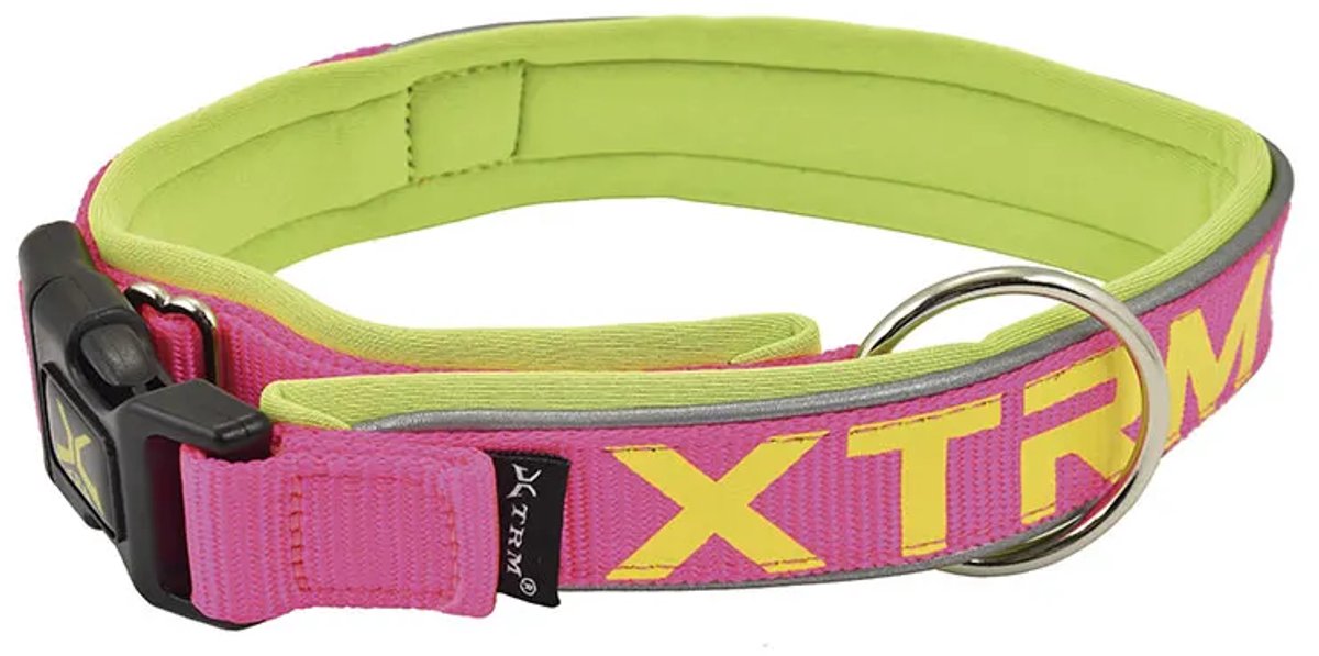 Nayeco X-trm Neon Flash Hondenhalsband Roze 38 mm x 50 x 70 cm