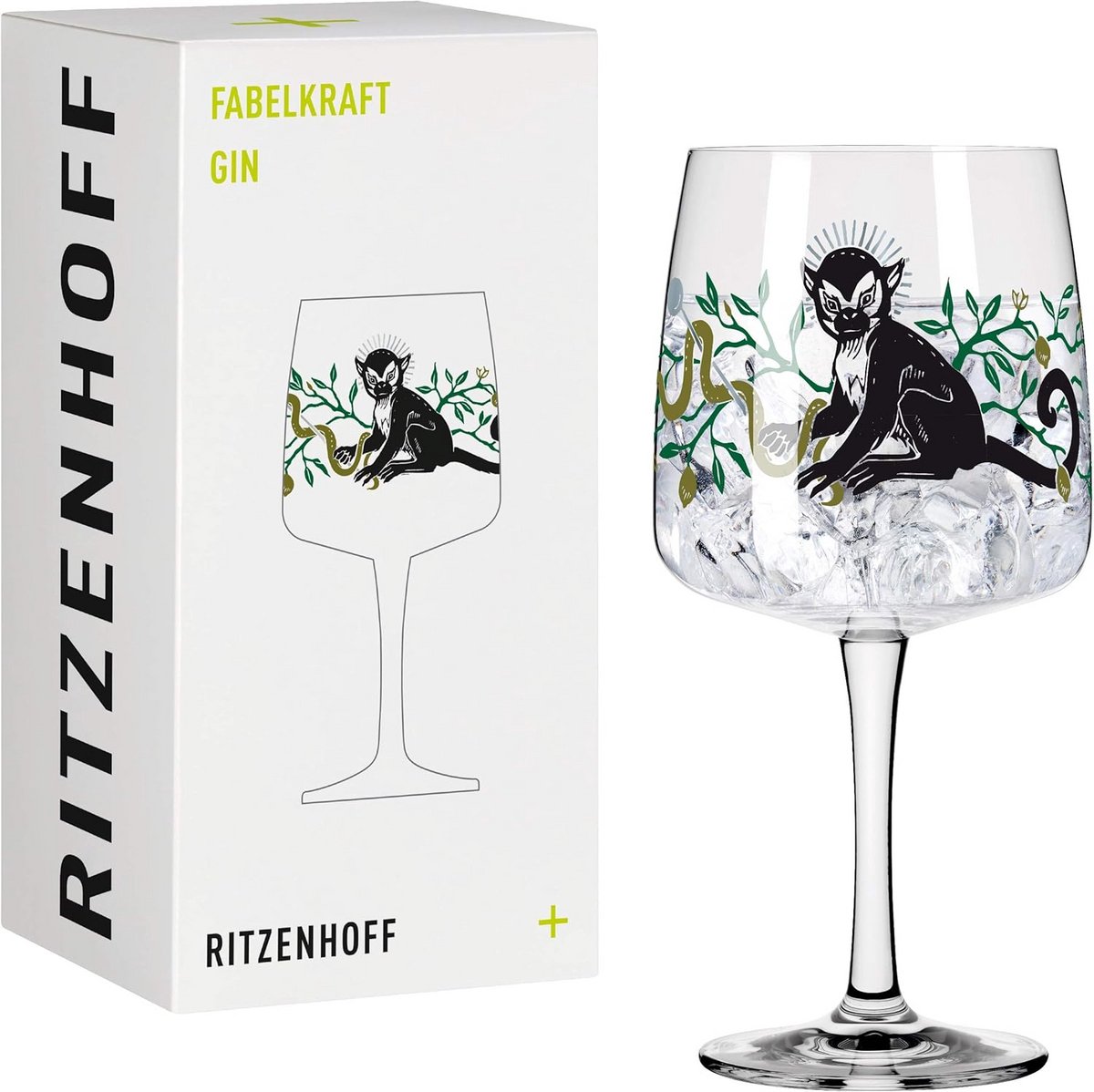 Grote Gin Tonic Glazen 700 ml – 21 cm Kristalglas met Motief