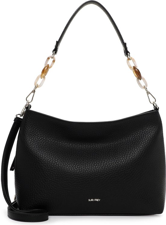 SURI FREY sac à épaule bandoulière SFY Jeanny Hobo Bag Black noir