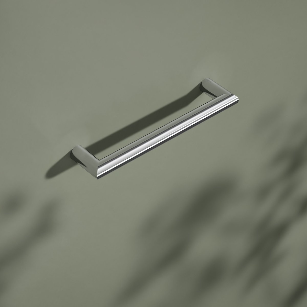 KEUCO Handgreep, hoogglans verchroomd, 32,8 cm lang, belastbaarheid 115 kg, voor badkuip en douche, wandmontage, ook als badgreep, Reva