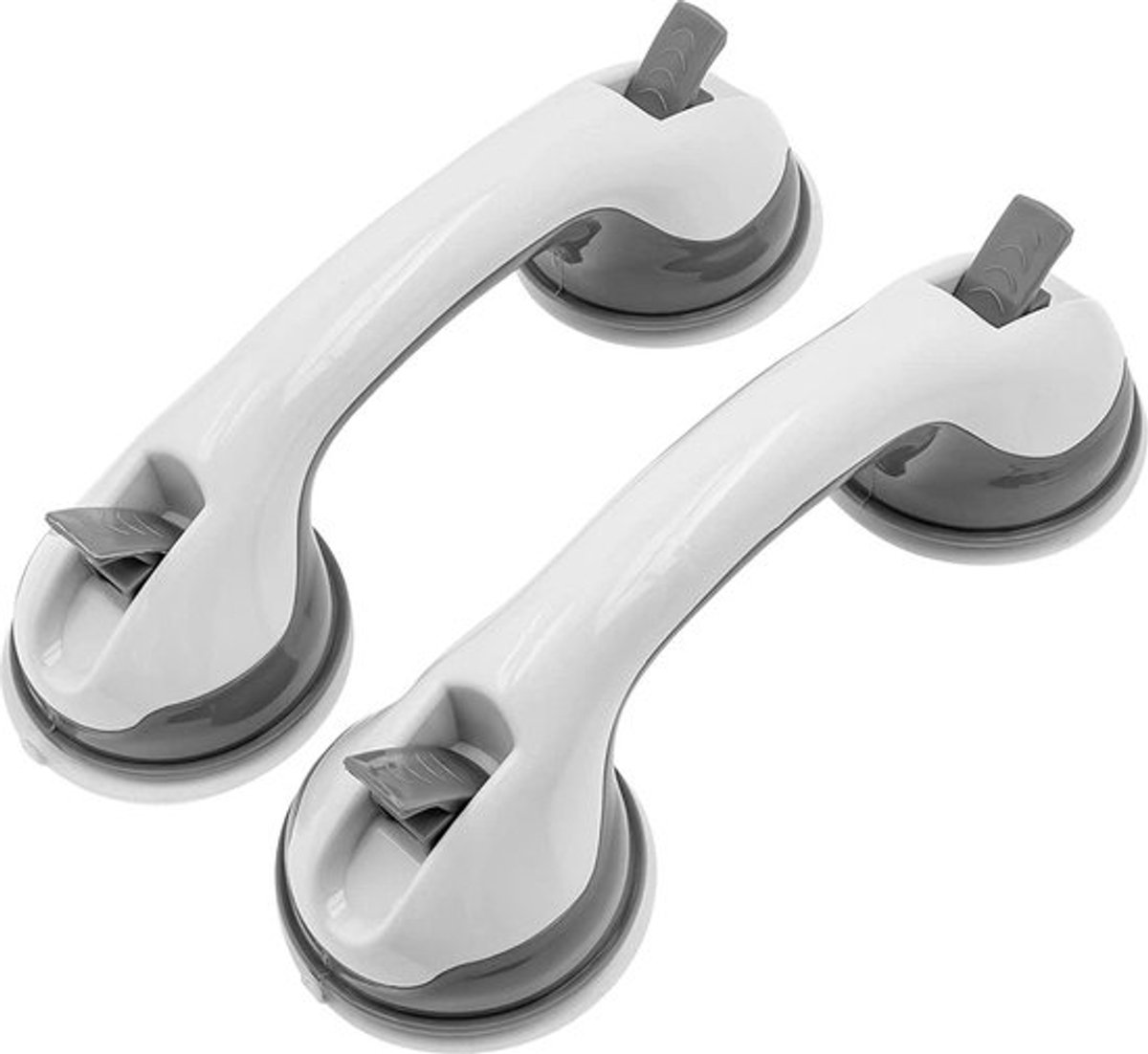 2 stuks 30 cm Handgreep Douche Douchegreep Zuignap voor Bad Douche - Veiligheidsgrepen in form - Set van 2