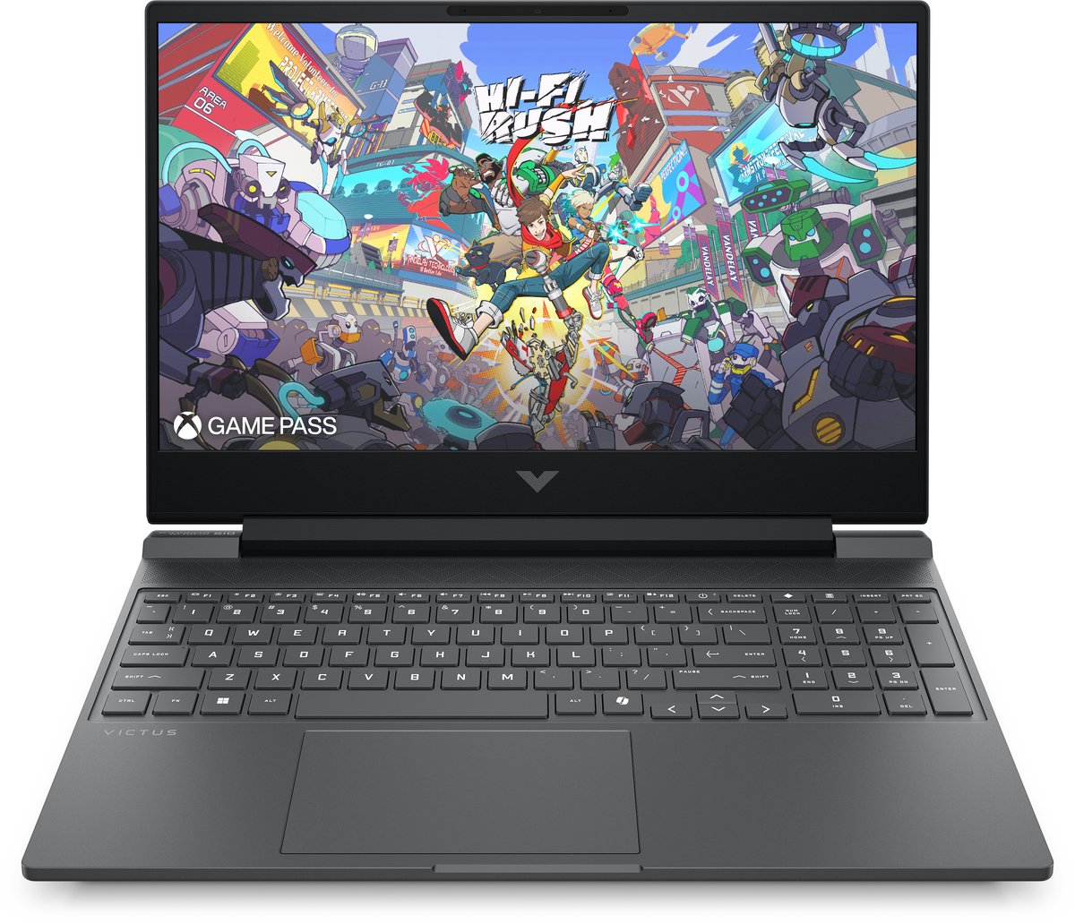 HP Victus Gaming Laptop 15-fb3355nd NLSgl Copilot+ PC AMD Ryzen AI 7 350 39,6 cm (15.6") Full HD 24 GB DDR5-SDRAM 1 TB SSD NVIDIA GeForce RTX 5060 Wi-Fi 6 (802.11ax) Windows 11 Home Zwart