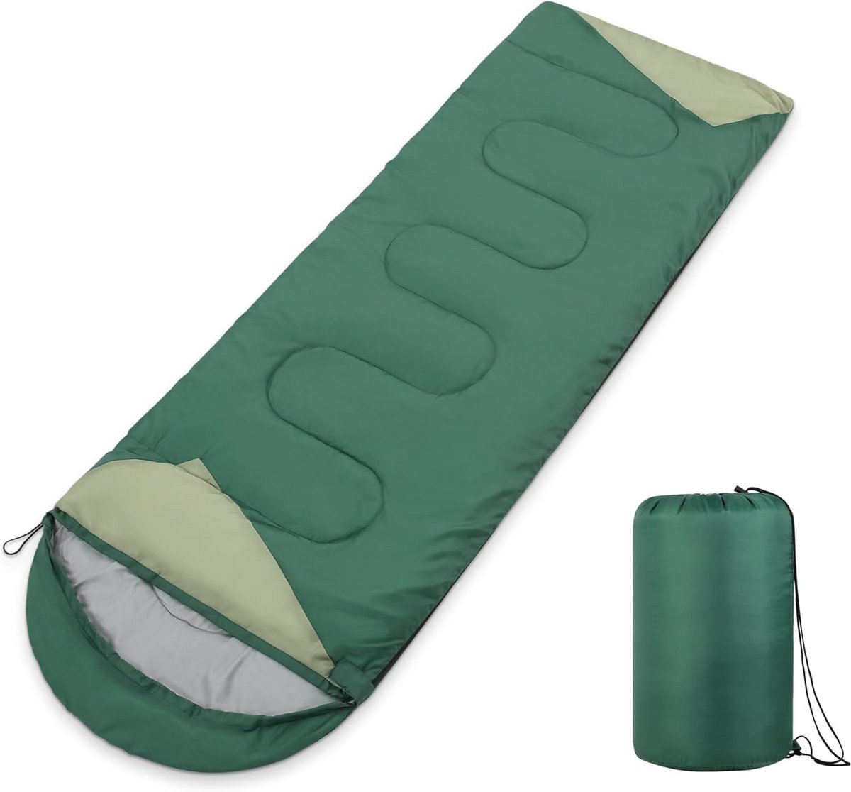 Lichte en Compacte Slaapzak voor Kamperen en Reizen - Zomer & Herfst
